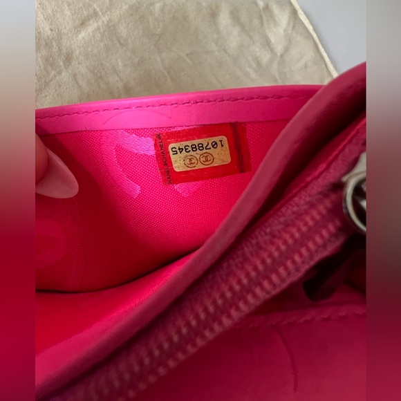 Chanel Lambskin Leather Quilted Black and Pink Long Wallet organizer#10788345 - Picture 6 of 16